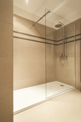 modern architecture, new empty apartment, bathroom