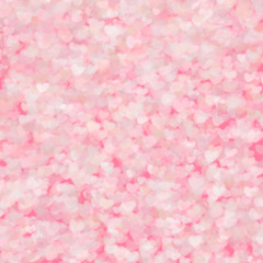 Fototapeta premium Valentine's day background with hearts. Seamless background with