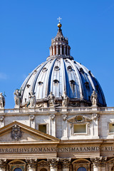 Naklejka premium Vatican Saint Peter cathedral.