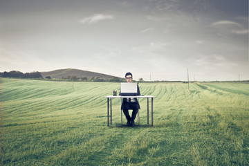 businessman working