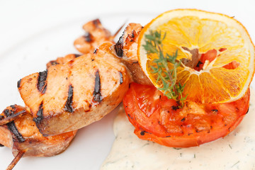 salmon kebab