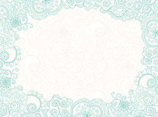 floral ornament invitation background