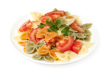 farfalle with tomatoes