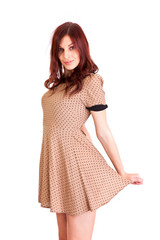 Beautiful woman wears sexy clothes