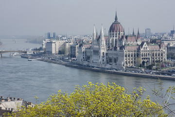 Fototapeta na wymiar Budapeszt - Parlament Veduta