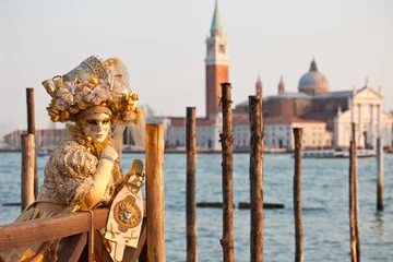 Deurstickers Carnaval van Venetië © ricardomff