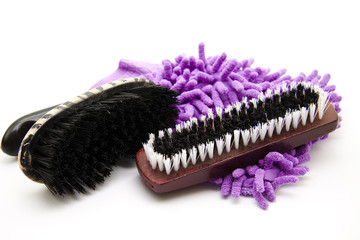 Kleiderbürste mit Staubhandschuh