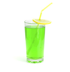 Cocktail alcoholic with a lime