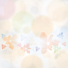 Colorful summer spring background with flowers
