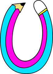 number cartoon