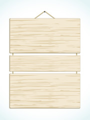 Wood Panel Sign