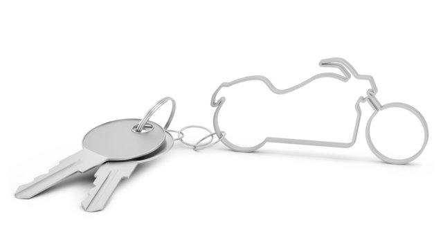 chopper shaped keychain