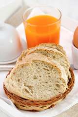 bread with juice and egg