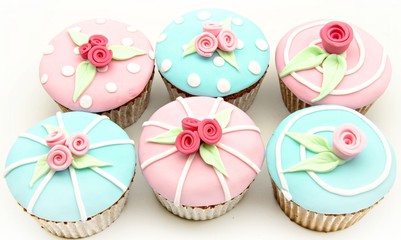Cupcakes de san valentin