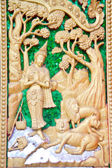 Thai art at temple