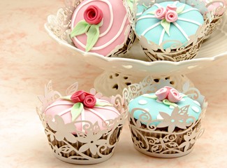 Cupcakes de san valentin