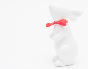 easter porcelain bunny