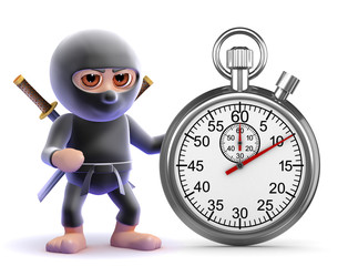 Ninja is in a race against time © Steve Young