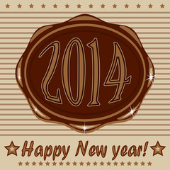 2014 New year chocolate design