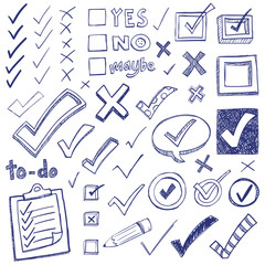 Checkmark Doodles