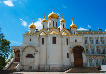 Fototapeta na wymiar Cathedral of the Annunciation at Kremlin in Moscow