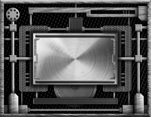 Control panel of a industrial device