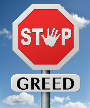 stop greed