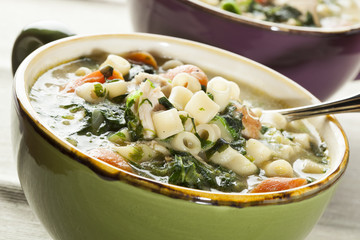 Healthy Spinach and Chicken Soup