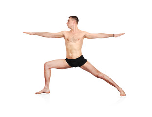 Fototapeta na wymiar yoga exercise