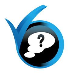 question sur bouton validé bleu