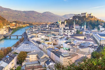 Muurstickers Salzburg (Austria) inner city © Zechal