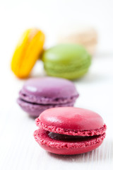 Colorful macaroons