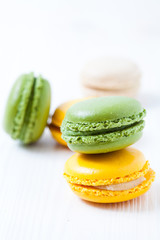 Colorful macaroons