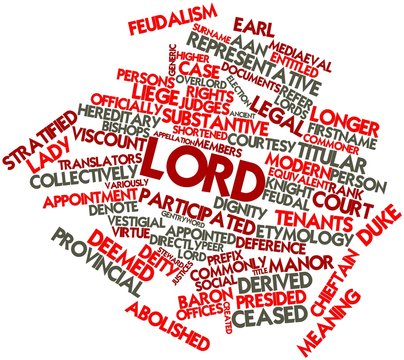 Word cloud for Lord