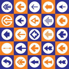 Arrows Sign Icons Set