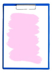 Clipboard rosa Untergrund