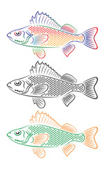 stylized fish