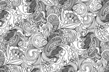 Abstract doodles pattern