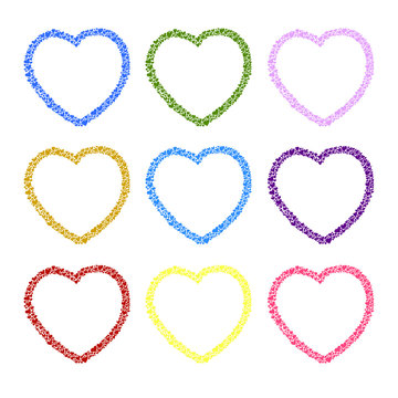 love hearts colorai