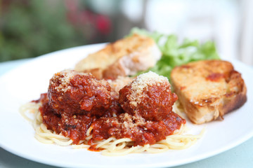 Spaghetti Meatballs