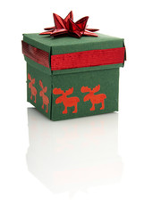 Gift Box With Red Decoration © FilipWarulik