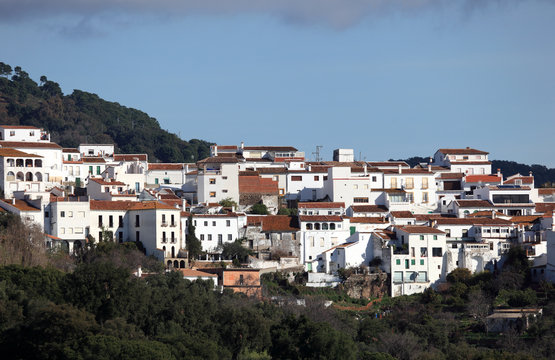White washed andalusian village Gaucin, Spain