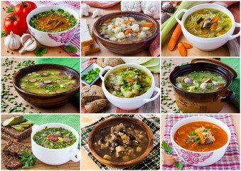 Collage soups
