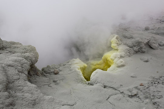 Sulfur vents.