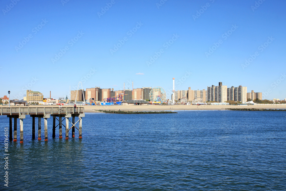 Wall mural Coney Island Coast