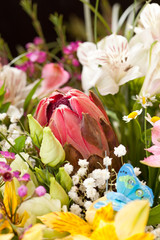 Fototapeta premium bouquet of colorful flowers