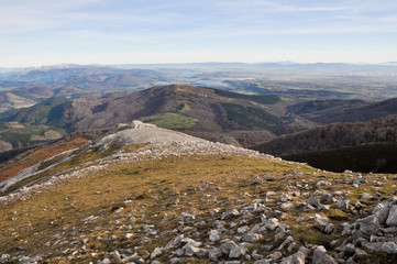 Fototapeta na wymiar Gorbea mountain, Kraj Basków (Hiszpania)