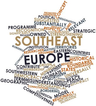 Word cloud for Southeast Europe