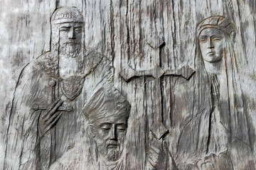 Fototapeta premium Kirchenrelief