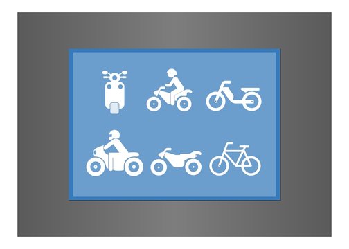 Transports deux roues dans un cadre
